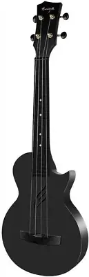 Enya Nova U Carbon Fibre Concert Ukulele - 23" - Accessories, Gig Bag - Black
