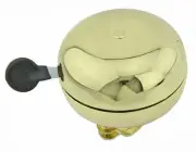 NEW! DING DONG BICYCLE BELL 80MM GOLD.