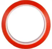 The Stickmaster Red Clear Double-Sided Tape Heat Resistant- 3mm x 10m