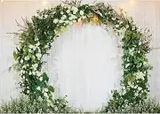 2.1 * 1.5m/ 7 * 5ft Photography Backdrops Wedding Backdrop for Photography P Studio Props for Par Decoration Baby Children Portrait W-1358