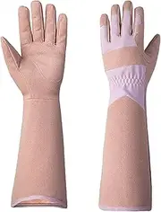 Yard Gloves Women | Thorn Proof Mitten Anti-Scratch Hand Protector - Comfortable Protective Gear Garden Tools for Pruning Planting Landscaping