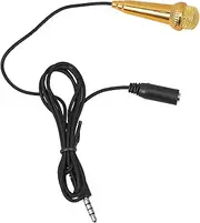 TOGEVAL Adorable Phone Mic Practical Phone Mic Portable Tiny Microphone Mini Recording Microphone for Boys and Girls Lapel Wireless Compatible