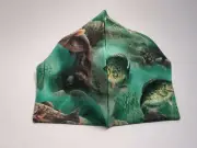 Fish washable reusable anti air pollution face mask
