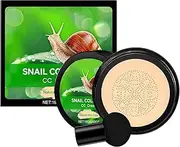 Cushion Foundation - Gentel Daily Concealer,Gentle Air Cushion CC Cream for Daily Wedding Travel for Brightening and Moisturizing