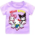 HELLO KITTY AND FRIENDS TRIO 兒童 T 恤男孩/女孩 1-12 歲/青少年/成人 S-7XL