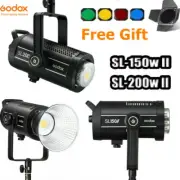Godox SL150II 150W/SL200II 200W daylight-balanced LED video light 5600K+Remote