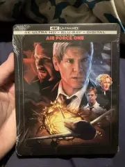 Air Force One (4K Ultra HD + Blu-ray) STEELBOOK Region Free Harrison Ford NEW