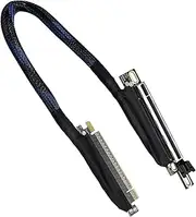 PCIe 5.0 X16 Right Angled GPU Extension Cable 270 Degree Flexible Braided Cord for Fast Speed Graphics Card Stability