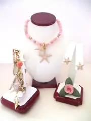 Brighton "PARADISE COVE" Shell Necklace-Earring-Bracelet Set (MR$308) NWT/Pouch