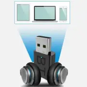 Bluetooth 5.0 Audio Receiver USB 3.5mm AUX Adapter Speaker Car PC New TV E92024