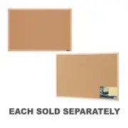Quartet Cork Board Natural Cork Surface Fully Tackable Flexibles Mounting