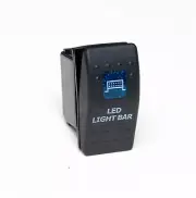 SPST 5 Pin Laser Rocker Switch Led Lights On Off Toggle Switch 12V 24V