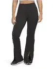 Yogalicious Lux Mia Flare Front Split Pants Black X-Small New XS High Rise