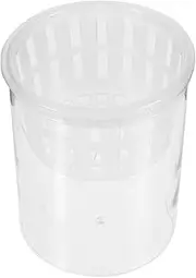 Totority Hydroponic Fish Tank Small Transparent Plastic Aquarium for Goldfish Turtles Easy to Clean Desktop Decor for Home Office Party Use