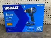 KOBALT 24V MAX BRUSHLESS 1/2" DRILL/DRIVER KIT (4913878) BRAND NEW!!!!