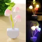 Design Mushroom US Adapter Light Sense Control Led Wall Lamp Mushroom