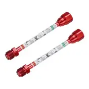 2pcs 20cm/8" Airless Paint Sprayer Spray Gun Tip Extension Pole Rod Red