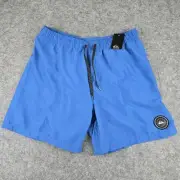 Quicksilver Swim Trunks Mens Volley Shorts Blue Board Shorts Lined Large Surfer