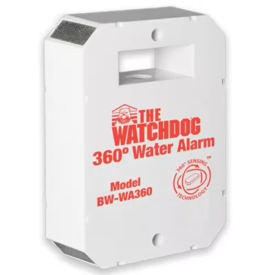110 Db Battery Operated Water Alarm with 360 Sensing Technology