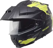 Schuberth E2 Atlas Helmet, black-yellow, Size 53 for Men Black Yellow
