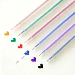 韓國文具用品 簡約透明磨砂 水彩筆 彩色筆 中性筆 0.5MM 水筆