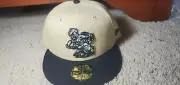 New Era 59fifty Hat 7 1/2 The Clink Room Grass Dancers Native American Tan/Gold
