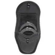 Bianchi Accumold 7317 Black Double Cuff Case Hook and Loop Closure - 18772