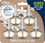 Glade Plugins Refills Air Freshener, Scented and Essential Oils for Home