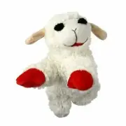 MultiPet Lambchop Plush Dog Toy 10" with Squeaker
