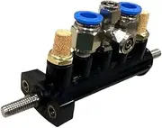 BWPEXZ Air Control Five Way Foot Pedal Valve for Tire Changer Machine Cylinder Controlling Valve Switch Tyre Changer Spare Parts(G)