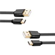 2PK Sansai 1.2m USB Type C to USB Charge/Sync Cable for Apple MacBook/Chromebook