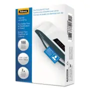 Fellowes Laminating Pouches 7mil 2 5/8 x 3 7/8 ID Size 100/Pack 52050