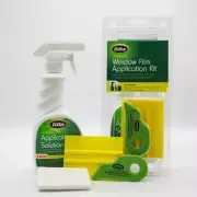 Window Film Application Kit Solution Spray Clear Hard Card Squeegee Clear Film