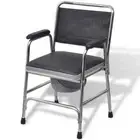 NNEVL Commode Chair Steel Black