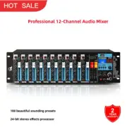 TKL K12 12CH Audio Mixer 24Bit Digital Stereo Effects Processor Mixing Console