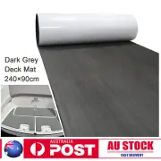 Anti Skidding Boat Carpet EVA Foam Boat Flooring Deck Cab Mat 240x90cm Dark Grey