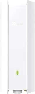 TP-Link AX1800 Indoor/Outdoor Wi-Fi 6 Access Point, Dual Band, Wireless, Cloud Management, 1× Gigabit Ethernet Port, PoE Support, Omada Mesh, IP67, 6KV, Long-Range Coverage (EAP623-Outdoor HD)