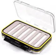 Parliky Fly Fishing Box Double Sided Waterproof Fly Lure Tackle Kit Large Storage Box