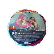 SwimWays Baby Spring Float Sun Canopy. 9-24 months - 50+ UPF Pink