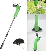 Portable Grass Trimmer Cordless Lawn Weed Cutter Electric Lawn Mower Pruning Cutter Edger with Zip Ties Gardening Mowing Tools