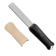 SHARPAL 127N Dual-Grit Diamond Sharpening Stone with Leather Strop