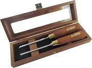 Narex Skew Paring Chisel Set 6mm Wide Set of 2 with Wooden Case