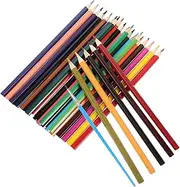 Toddmomy 24Pcs Colored Pencils Pre Sharpened Sketch Pencils for School and Office Smooth Writing Experience for Adults for Art Projects and Creative Activities