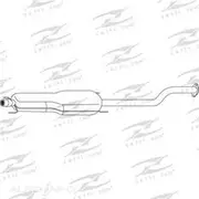 Redback Mufflers Bolt-On to suit Holden/Opel Astra 2.0L Turbo 03-04 3Dr H - M7429
