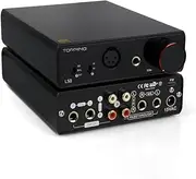 Topping L50 NFCA Balanced Headphone Amplifier 3500mW×3500mW | TRS/RCA to 6.35mm/4-Pin-XLR Headphone Amp | TRS/RCA Passthrough Output Amplifiers for IEM | Black