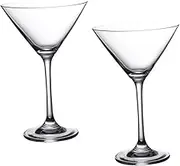 FOMIYES 2Pcs Elegant Glass Wine Goblets Cocktail Glassware for Red Wine Whiskey Martini Compact Lightweight Drinkware for Home Bar Picnics Unique Design Storage