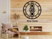 Metal Gear Clock, Unique Wall Clock, Silent Modern Wall Clock, Mechanical Clock,