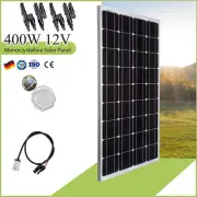 400W Solar Panel Kit 12V Mono 400 Watt Caravan Camping Power Battery Charging