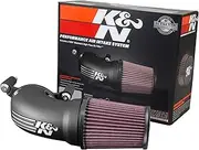 K&N Cold Air Intake Kit: High Performance, Guaranteed to Increase Horsepower: Fits 2001-2017 HARLEY DAVIDSON (Fat Bob, Dyna Low Rider, Switchback, Softail Slim, Heritage, other select models)57-1137