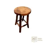 【吉迪市柚木家具】古木圓板凳 EFACH002(椅凳 板凳 休閒椅 木椅 實木)